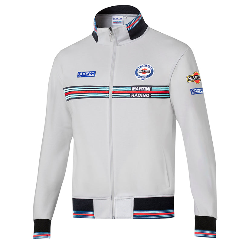 Felpa full zip Sparco - Martini Racing (grey) - Ravasicorse