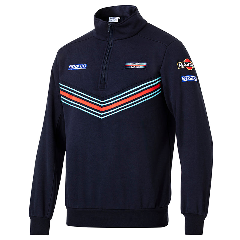 Sparco - Martini Racing - Felpa half zip (blue) - Ravasicorse