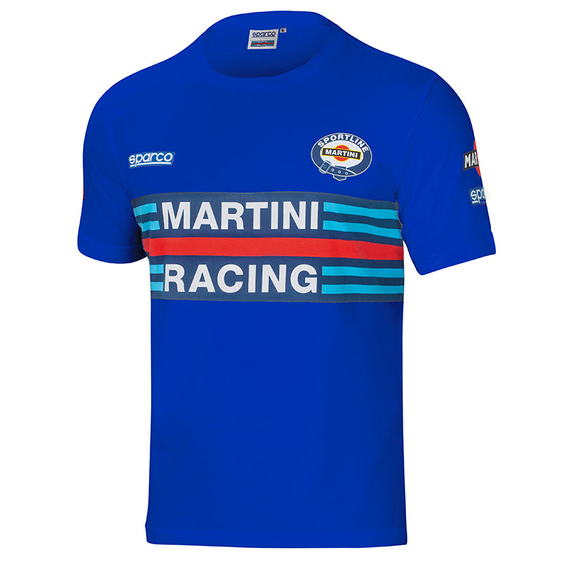 T-Shirt Sparco - Martini Racing (light blue) - Ravasicorse