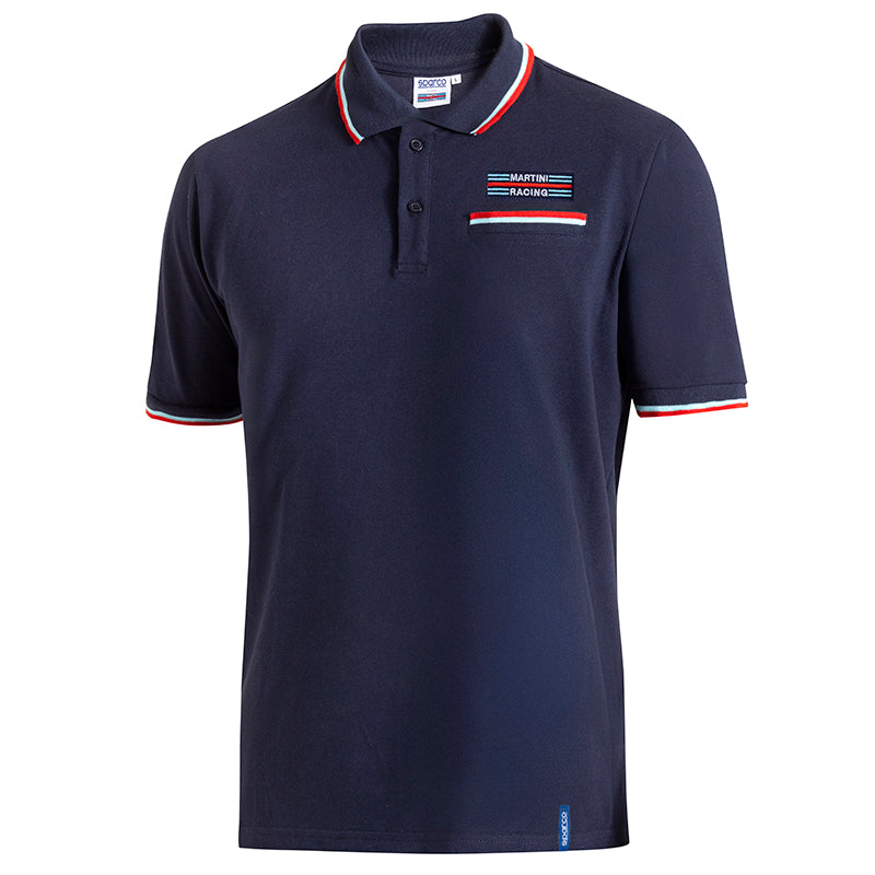 Sparco - Polo pocket Martini Racing (blue) - Ravasicorse