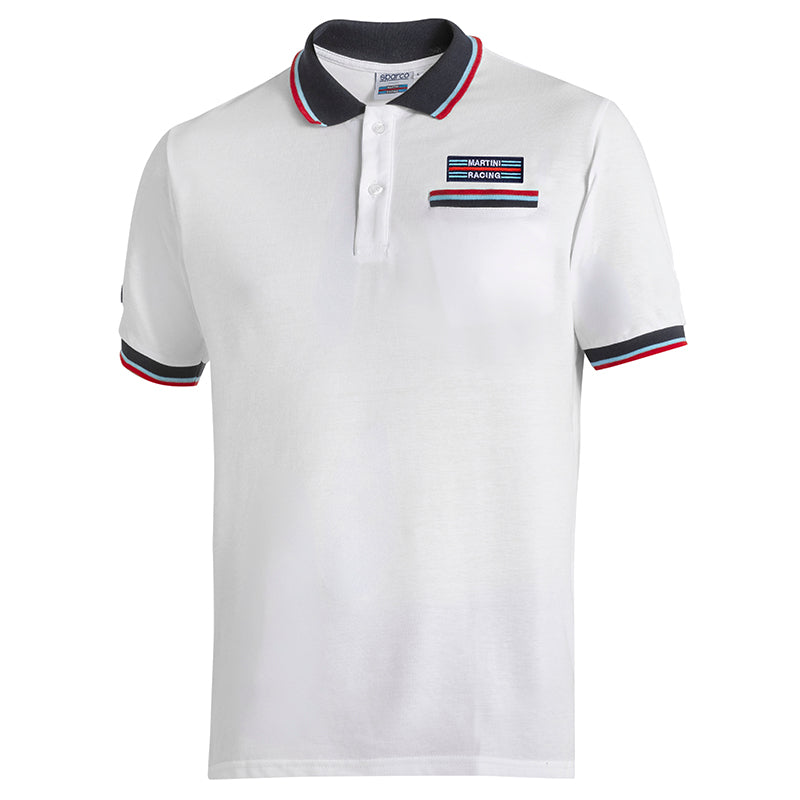 Sparco - Polo pocket Martini Racing (white) - Ravasicorse