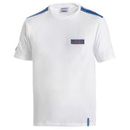 Sparco - T-Shirt Top stripes Martini Racing (white) - Ravasicorse