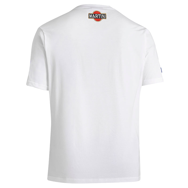 Sparco - T-Shirt Top stripes Martini Racing (white) - Ravasicorse