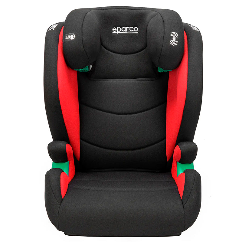 Sparco - SK2000I sedile per bambini 100 - 150 cm (black/red) - Ravasicorse