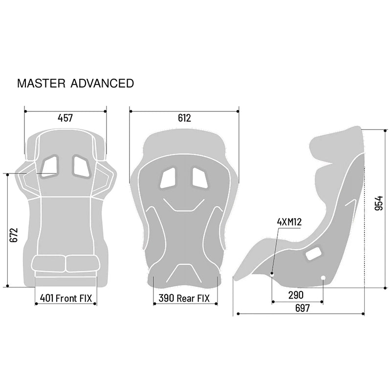 Sparco - Sedile Master Advanced