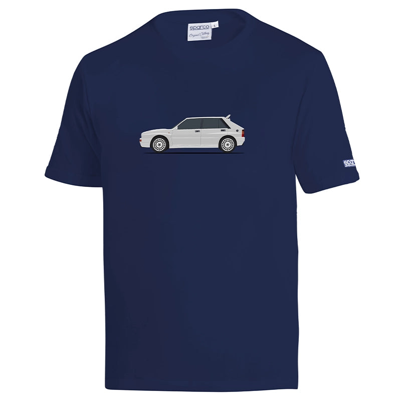 Sparco - T-Shirt Lancia Delta HF Integrale (blue/white)