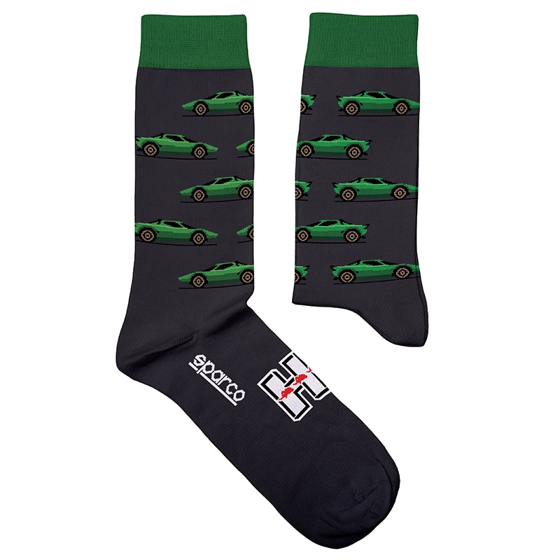 Sparco - Calzini Lancia GR.4 (grey/green)