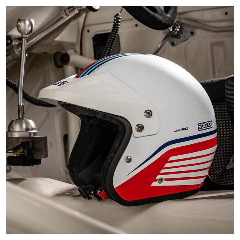 Sparco - Casco Jet J-PRO Martini Racing