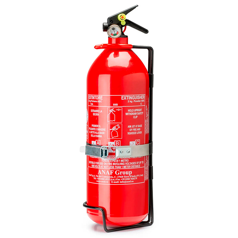Sparco - Estintore brandeggiabile 2 Kg a polvere (omologato EN3) - ES05 - Ravasicorse