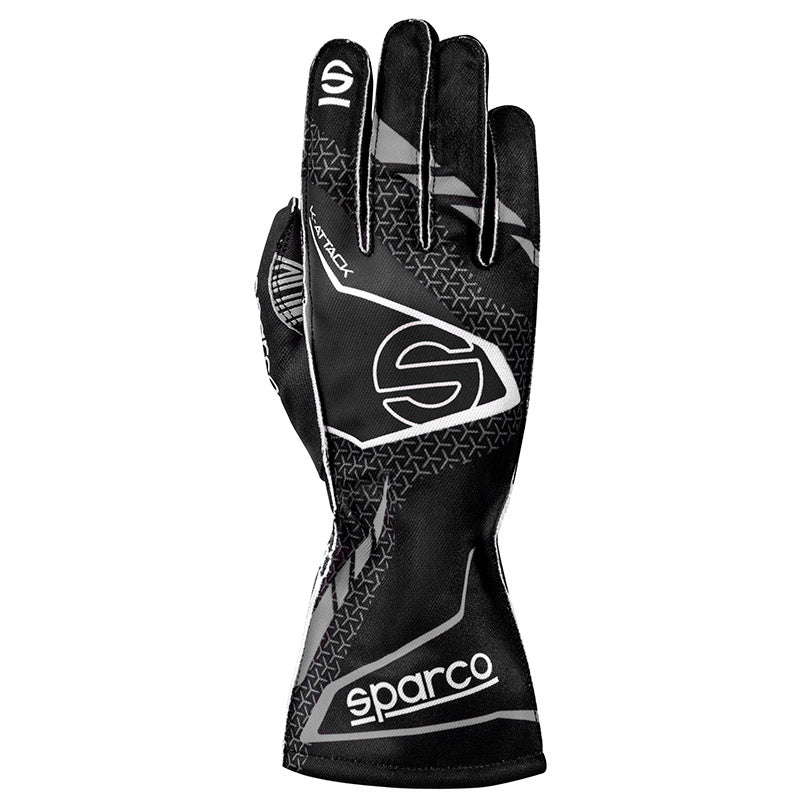 Sparco - Guanti karting K-Attack (black) - Ravasicorse