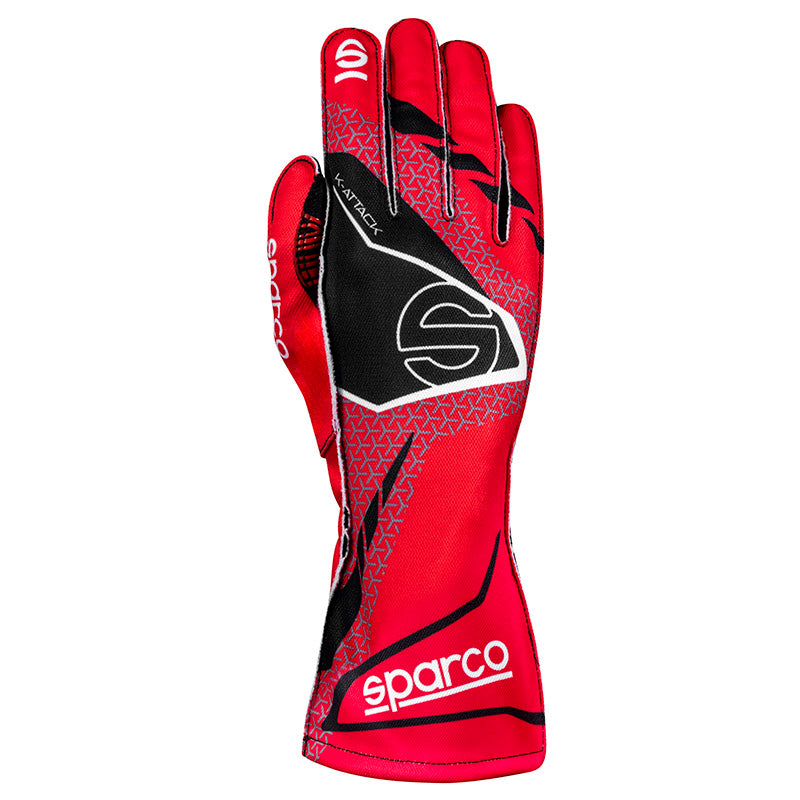 Sparco - Guanti karting K-Attack (red) - Ravasicorse