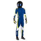 Sparco - Tuta kart Kerb Advanced FIA 8877-2022 (blue/yellow/white)
