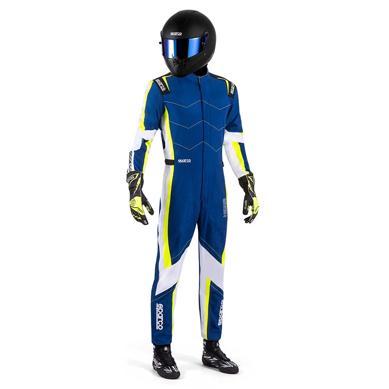 Sparco - Tuta kart Kerb Advanced FIA 8877-2022 (blue/yellow/white)