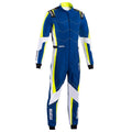 Sparco - Tuta kart Kerb Advanced FIA 8877-2022 (blue/yellow/white)