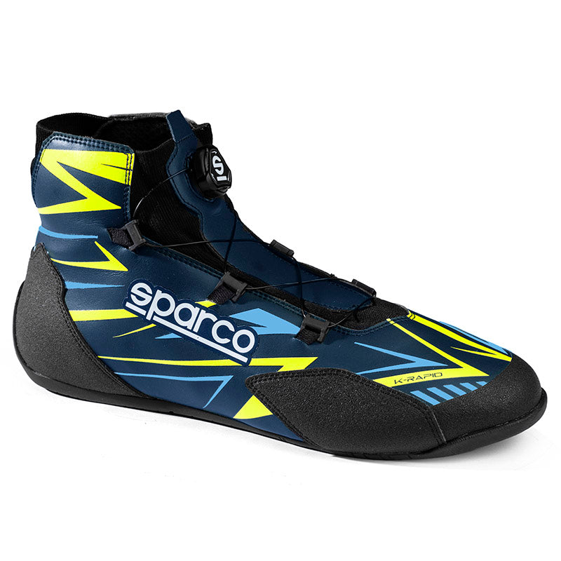 Sparco - Scarpe karting K-RAPID (black/blue/yellow) - Ravasicorse