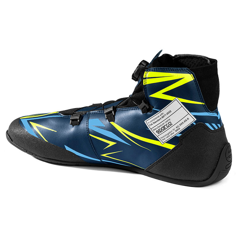 Sparco - Scarpe karting K-RAPID (black/blue/yellow) - Ravasicorse