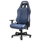 Sparco - Poltrona Coach (blue navy con cuciture argento)