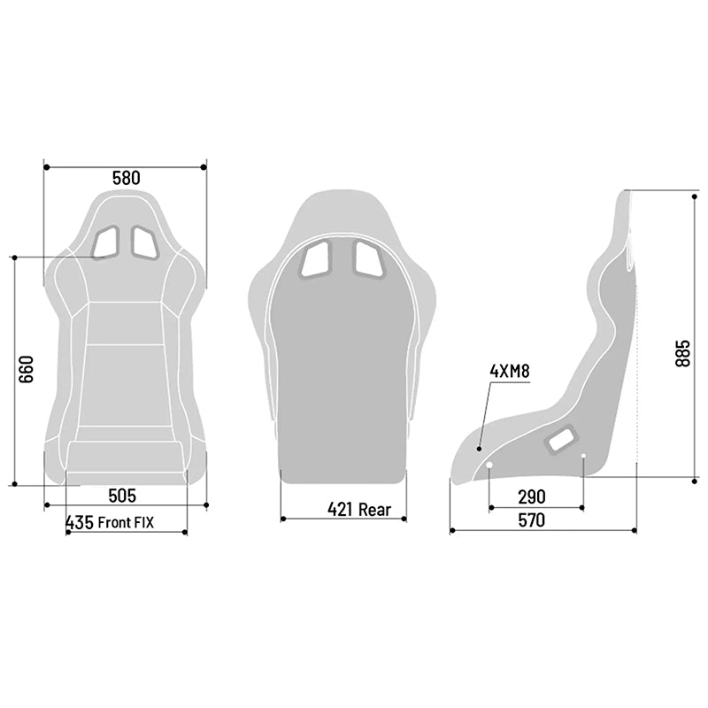 Sparco - Sedile Evo L QRT X - Ravasicorse