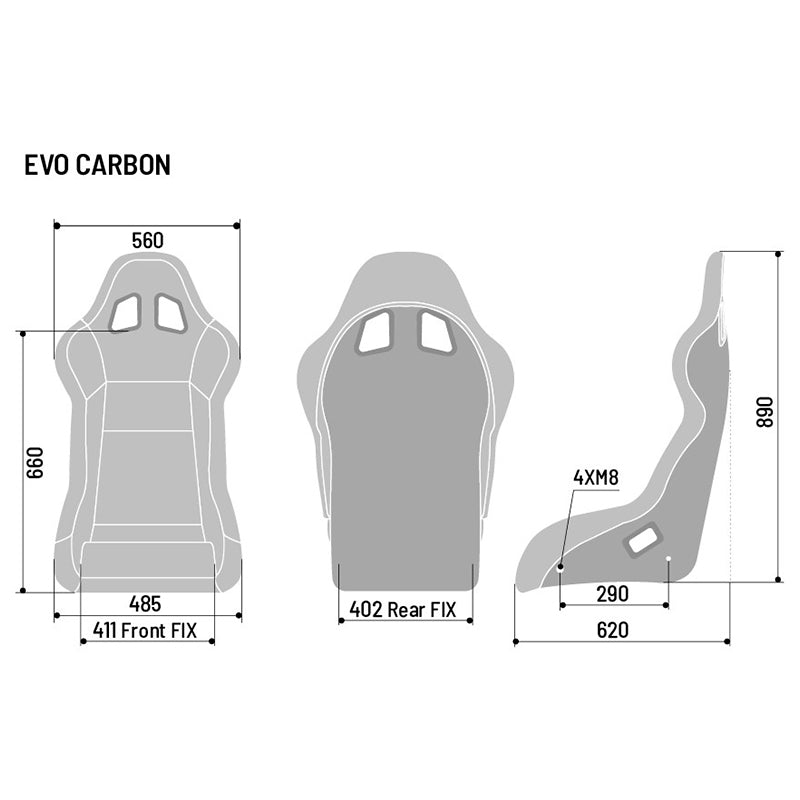 Sparco - Sedile Evo Carbon