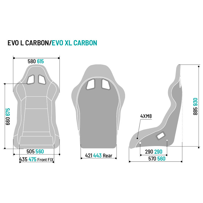 Sparco - Siège Evo Carbon XL