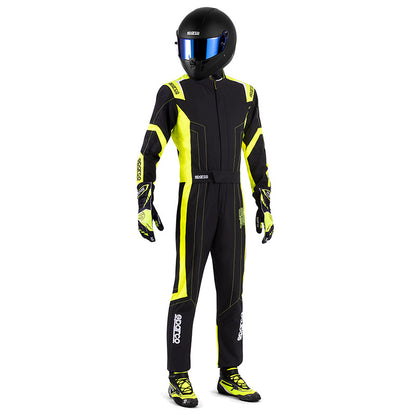 Sparco - Tuta kart Thunder Advanced (black/yellow - FIA 8877-2022) - Ravasicorse
