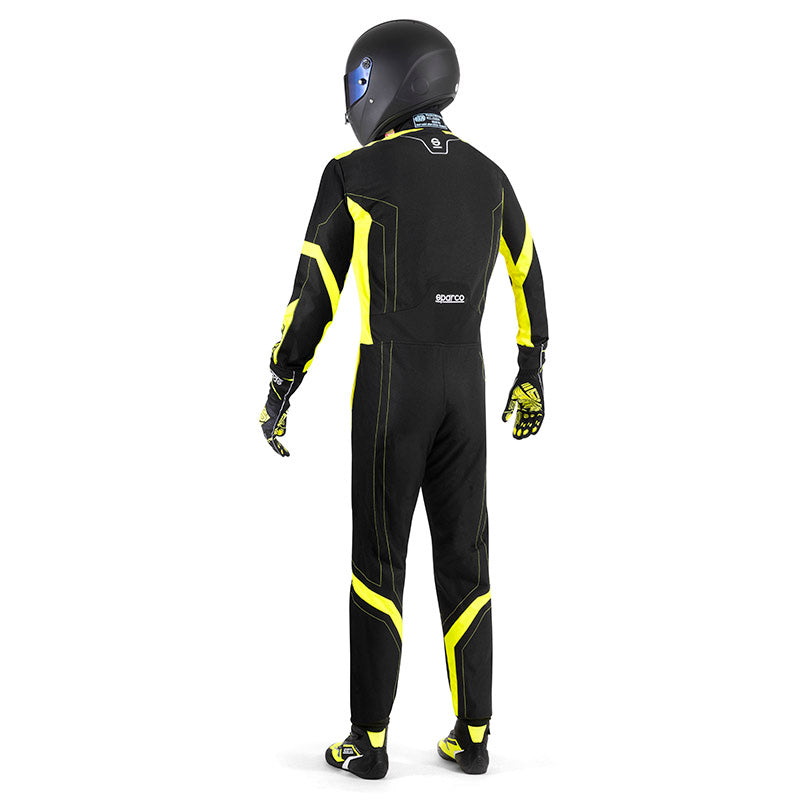 Sparco - Tuta kart Thunder Advanced (black/yellow - FIA 8877-2022) - Ravasicorse