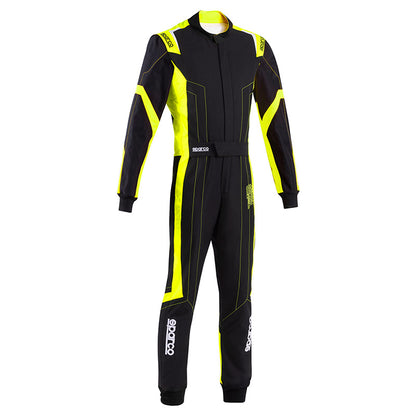 Sparco - Tuta kart Thunder Advanced (black/yellow - FIA 8877-2022) - Ravasicorse