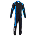 Sparco - Tuta kart Thunder Advanced (black/blue - FIA 8877-2022) - Ravasicorse