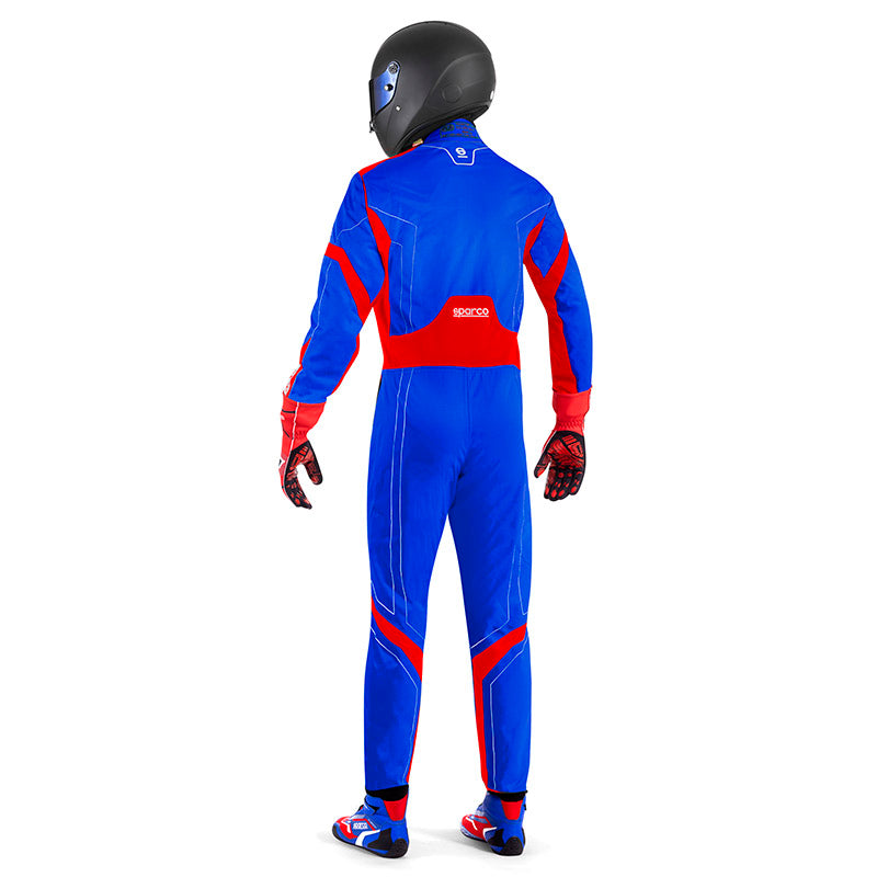 Sparco - Tuta kart Thunder Advanced (blue/red - FIA 8877-2022) - Ravasicorse