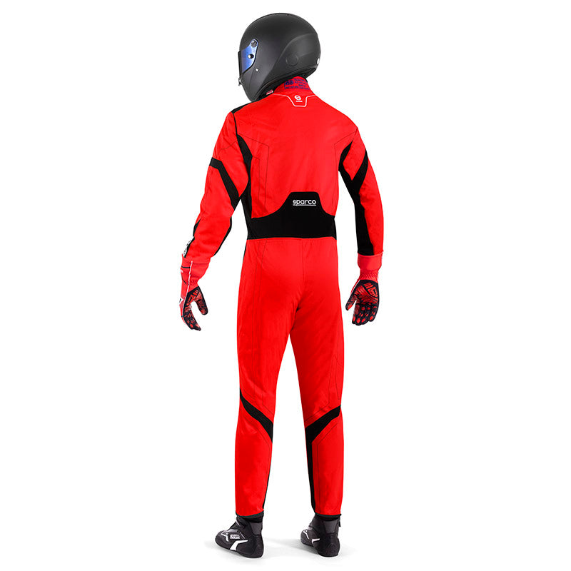 Sparco - Tuta kart Thunder Advanced (red - FIA 8877-2022) - Ravasicorse