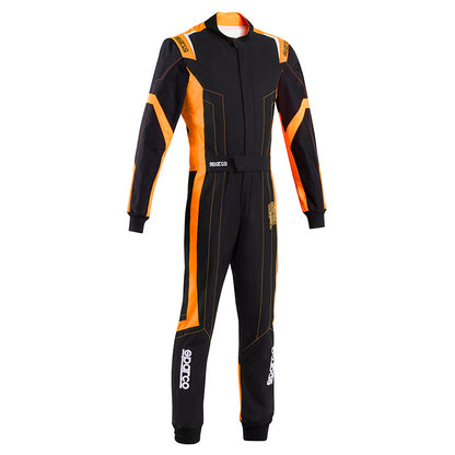 Sparco - Tuta kart Thunder Advanced (black/orange - FIA 8877-2022) - Ravasicorse