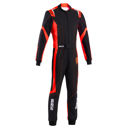 Sparco - Tuta kart Thunder Advanced (black/red - FIA 8877-2022) - Ravasicorse