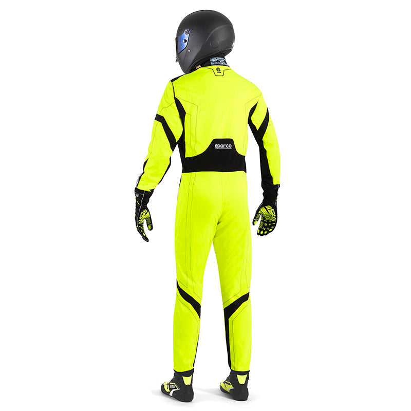 Sparco - Tuta kart Thunder Advanced (yellow - FIA 8877-2022) - Ravasicorse