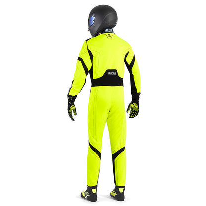 Sparco - Tuta kart Thunder Advanced (yellow - FIA 8877-2022) - Ravasicorse
