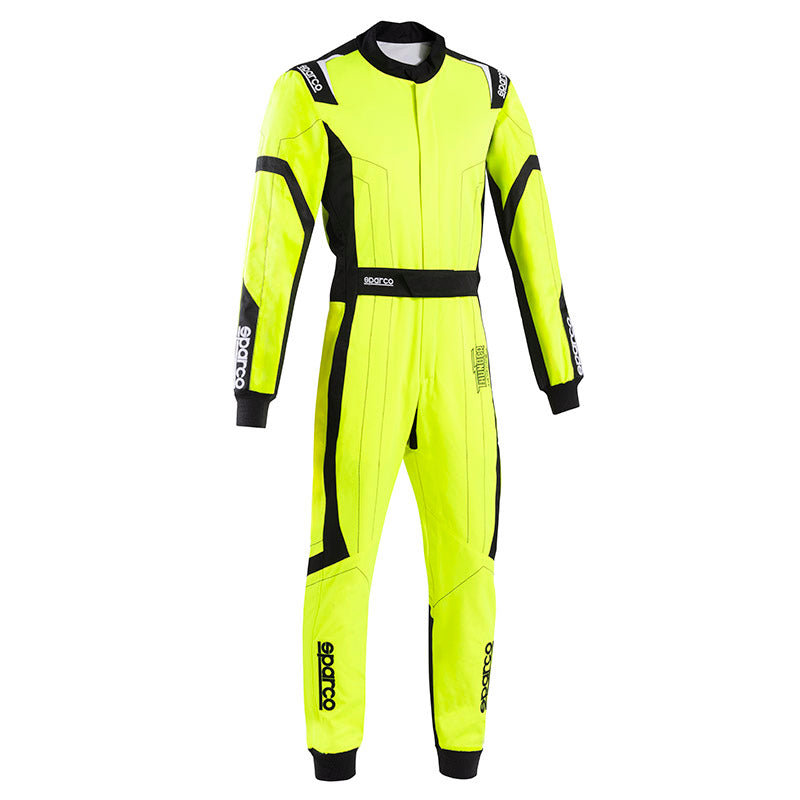 Sparco - Tuta kart Thunder Advanced (yellow - FIA 8877-2022) - Ravasicorse