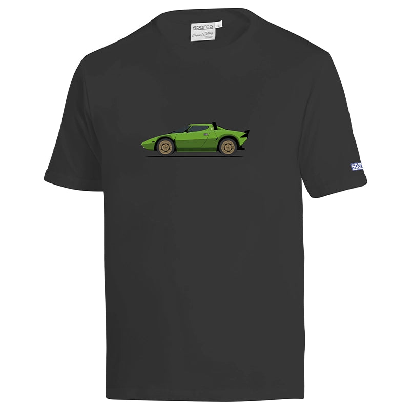 Sparco - T-Shirt Lancia GR.4 (grey/green)
