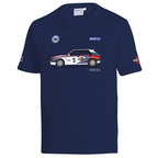 Sparco - T-Shirt Lancia Delta HF Integrale Martini Racing (blue)