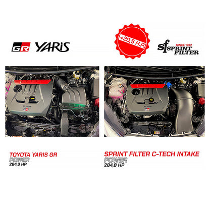 Sprint Filter - Kit aspirazione in carbonio C-Tech per Toyota Yaris GR & Facelift (2020-) - Ravasicorse