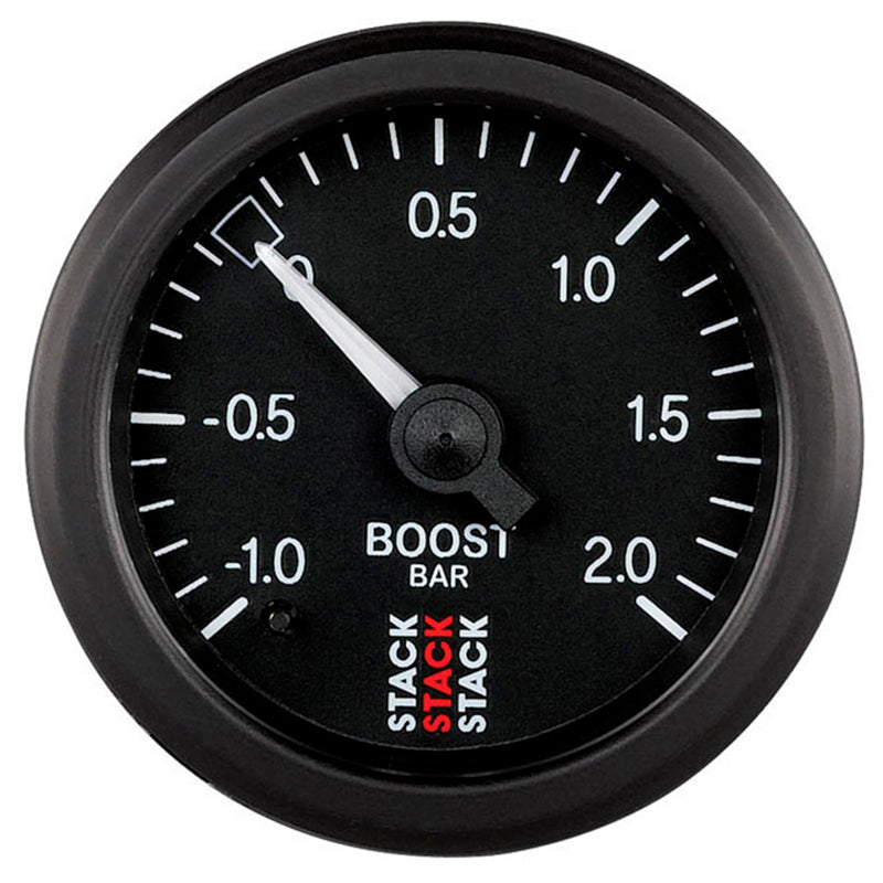 Stack - Meccanici pressione turbo -1.0 - +2.0 bar (black) - Ravasicorse