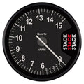 Stack - Contagiri Clubman 0-6-15.000 RPM (Ø80 mm - Black) - Ravasicorse
