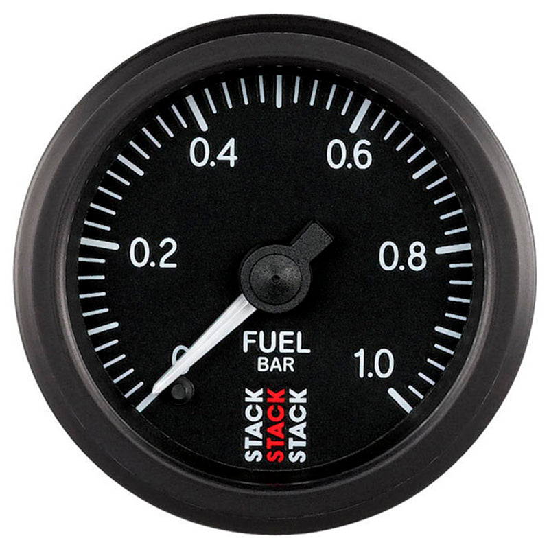 Stack - Passo-Passo pressione carburante 0 - 1 bar (Ø52 mm - Black) - Ravasicorse