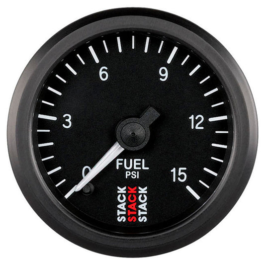 Stack - Passo-Passo pressione carburante 0 - 15 psi (Ø52 mm - Black)