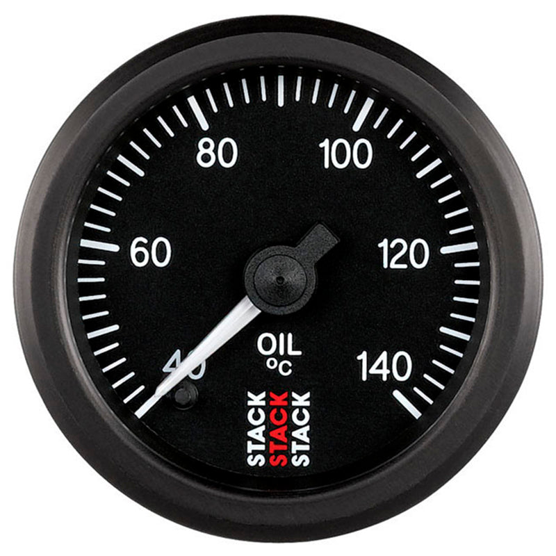 Stack - Passo-Passo temperatura olio 40 - 140 °C (Ø52 mm - Black) - Ravasicorse