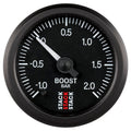 Stack - Passo-Passo pressione turbo -1.0 - +2.0 bar (Ø52 mm - Black) - Ravasicorse