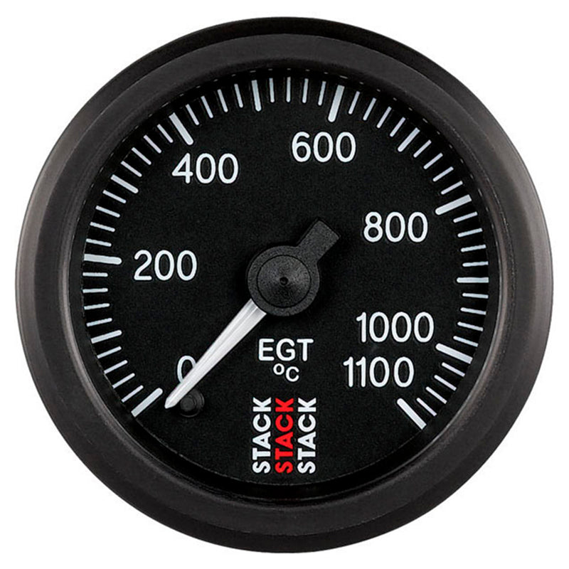 Stack - Passo-Passo temperatura scarico 0 - 1100 °C (Ø52 mm - Black) - Ravasicorse