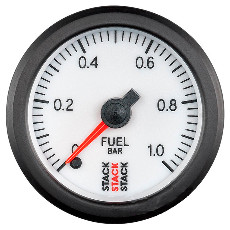 Stack - Passo-Passo pressione carburante 0 - 1 bar (Ø52 mm - White) - Ravasicorse