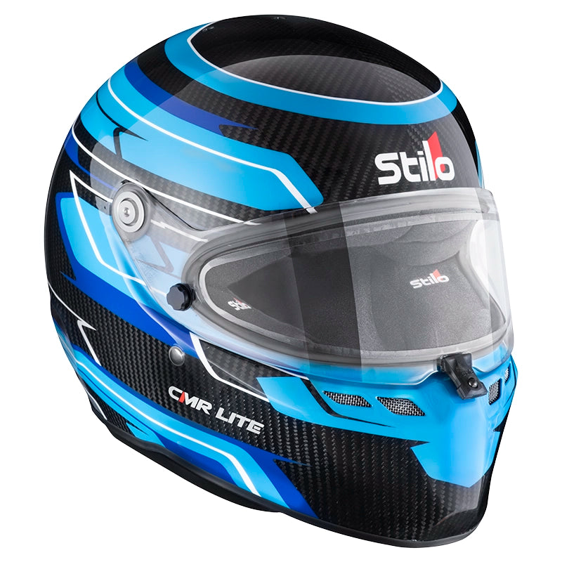 Stilo - Casco karting ST6 CMR Carbon Lite Graphyc (blue) - Snell CMR 2016
