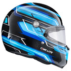 Stilo - Casco karting ST6 CMR Carbon Lite Graphyc (blue) - Snell CMR 2016