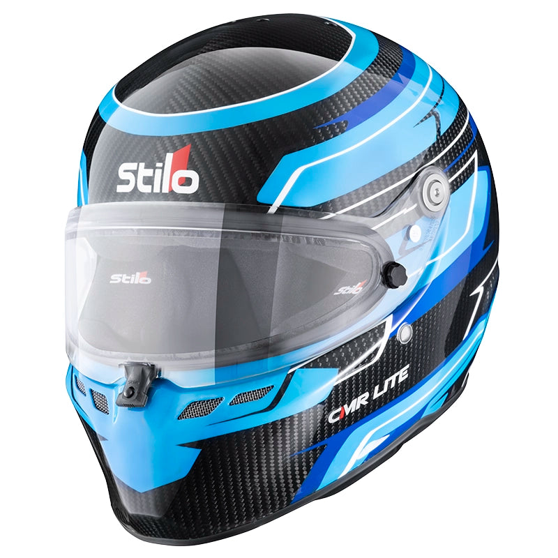 Stilo - Casco karting ST6 CMR Carbon Lite Graphyc (blue) - Snell CMR 2016