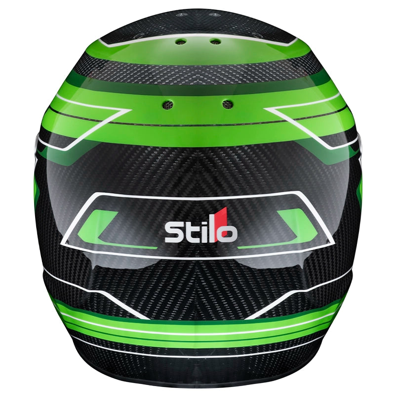 Stilo - Casco karting ST6 CMR Carbon Lite Graphyc (green) - Snell CMR 2016